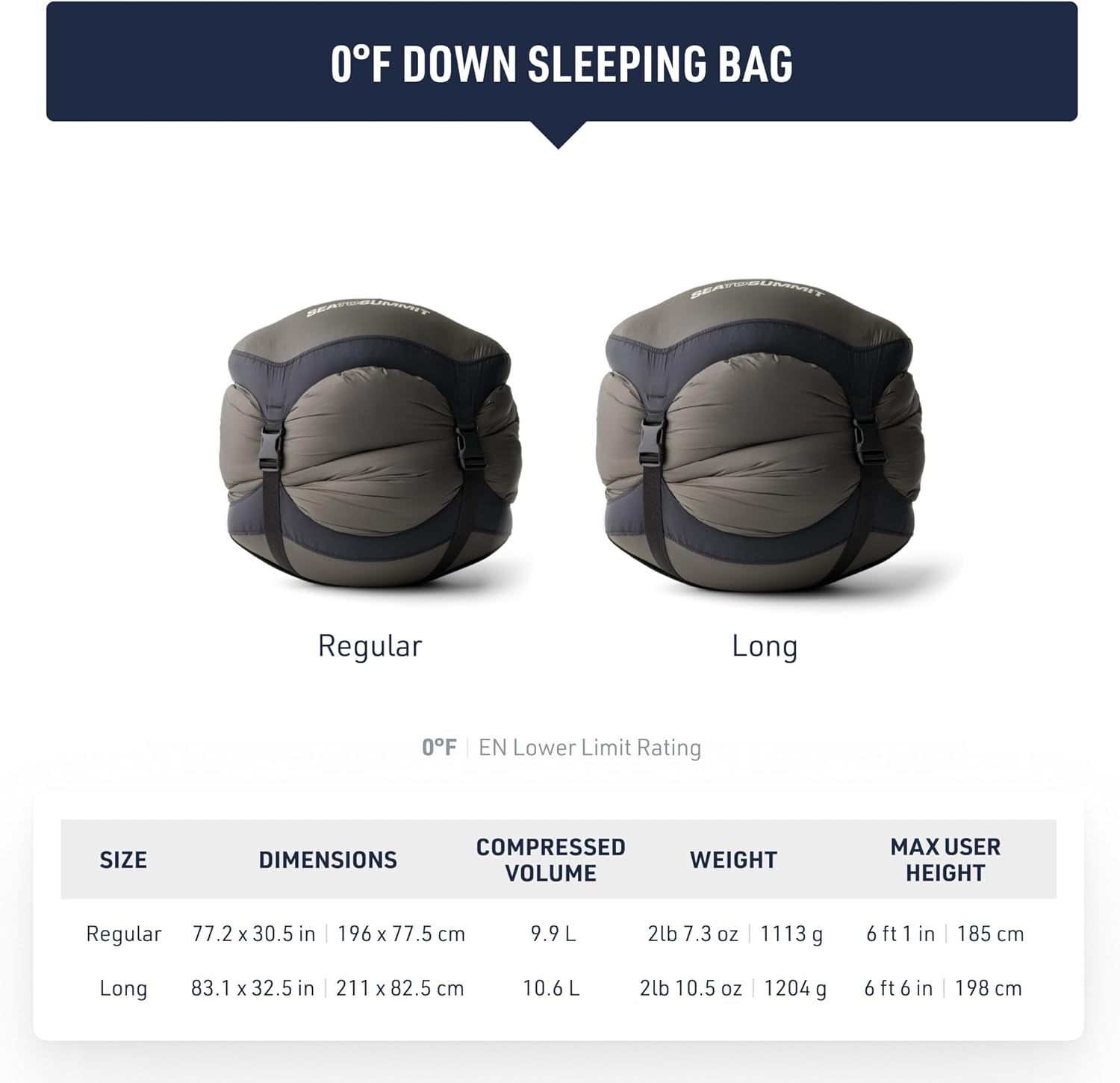 Sea to Summit Spark Ultralight Down Sleeping Bag - Image 6